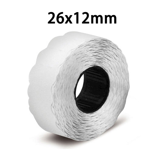 Etichette permanenti 26x12mm 10 rotoli