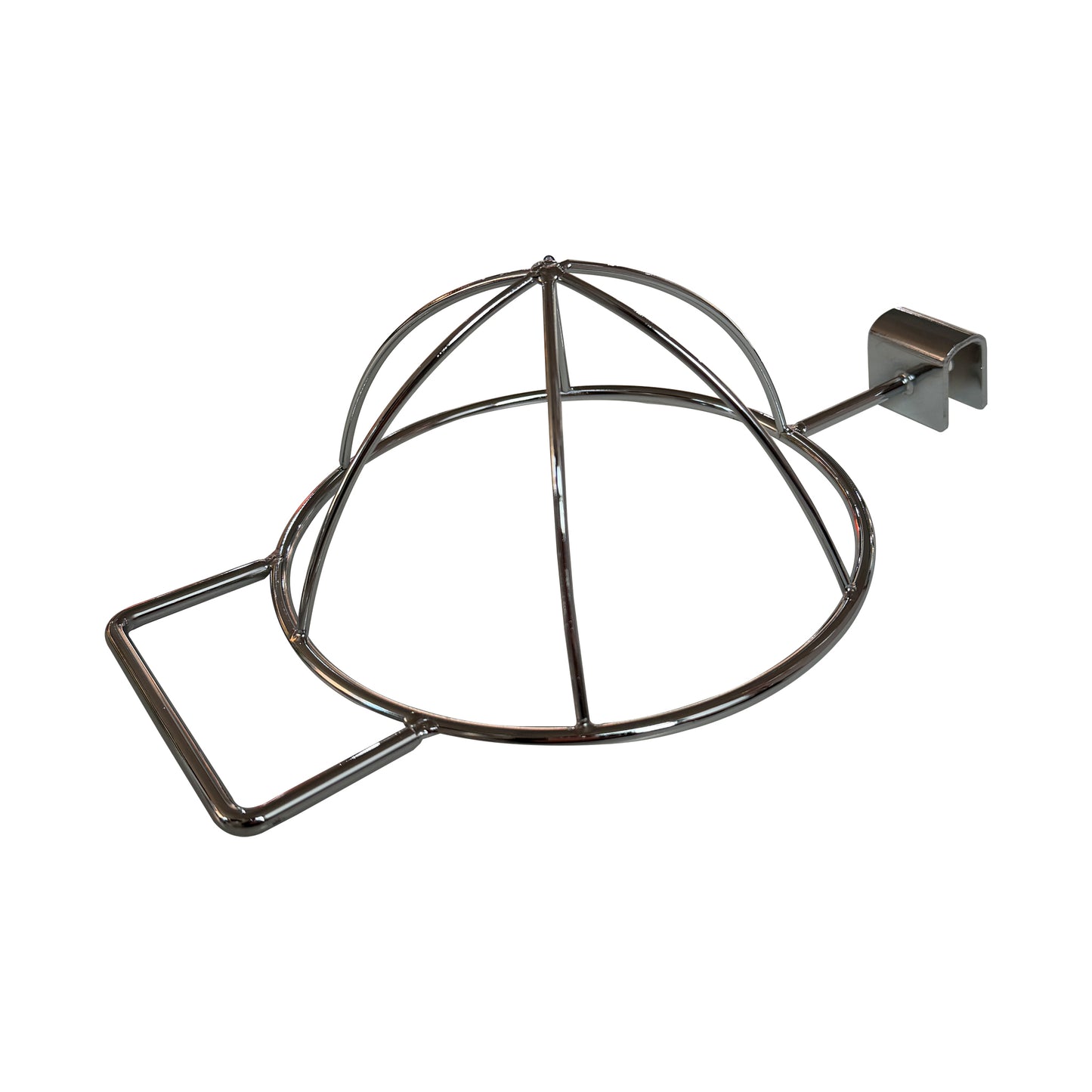 Porta Cappelli in Ferro Cromato per Barra da 1,5 cm