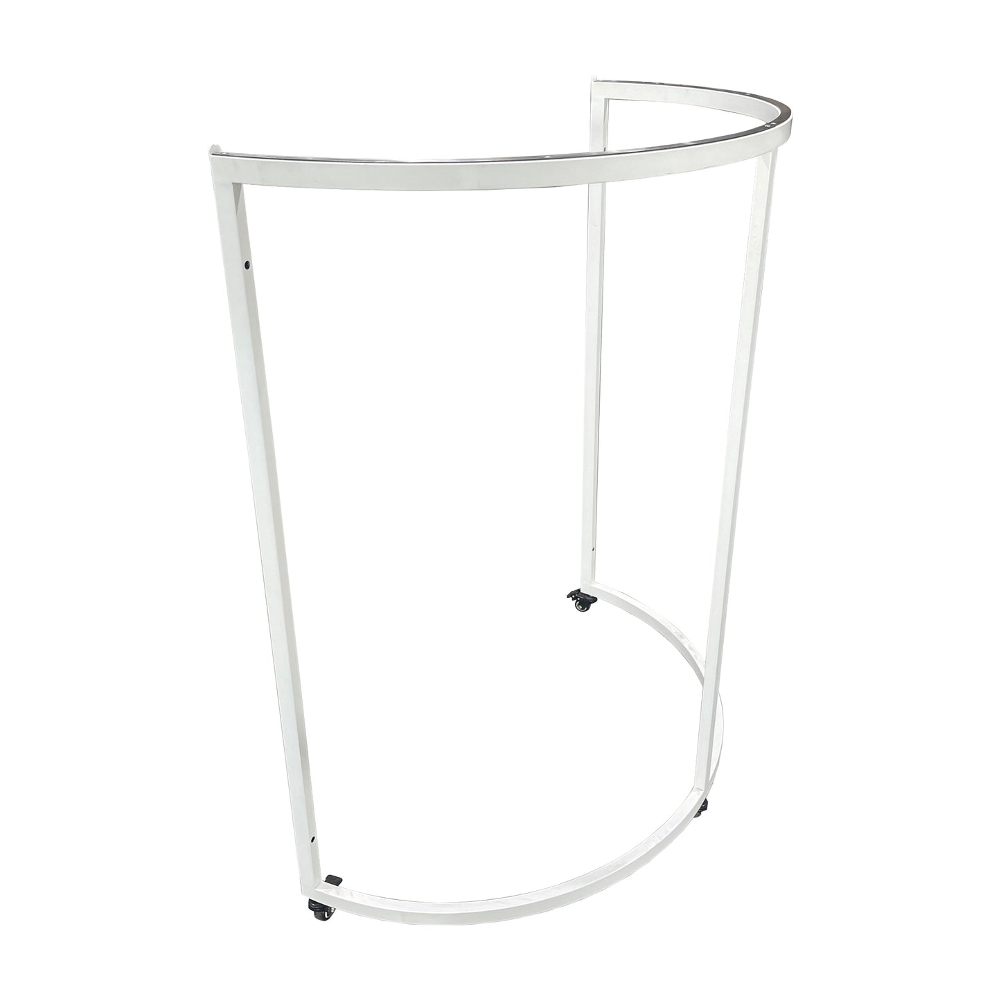 Espositore Bianco Semicerchio Basso