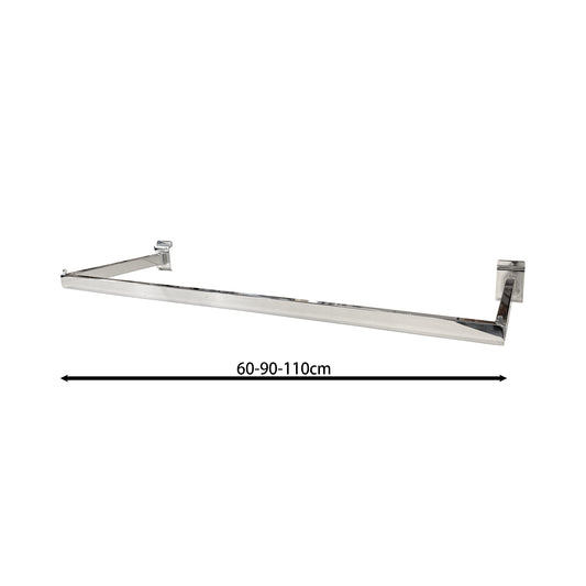 Barra Appenderia per Pannello dogato in Ferro 60/90/110 cm 2 Pezzi