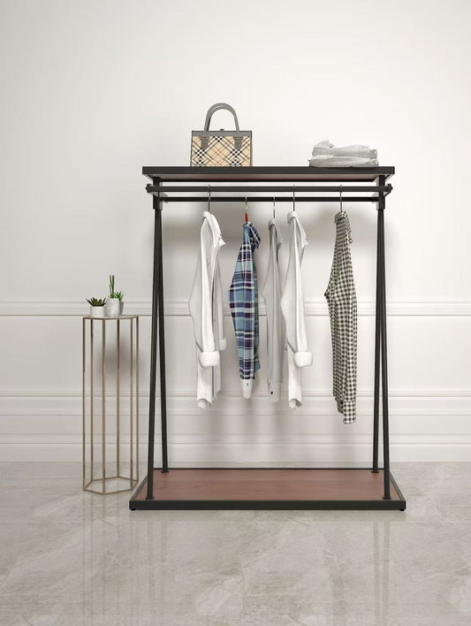 Espositore abbigliamento a 2 lati