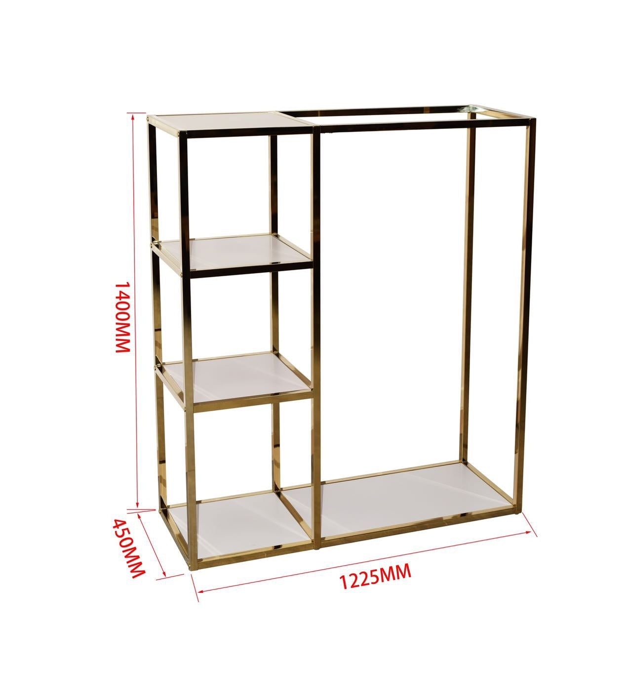 Espositore abbigliamento Oro