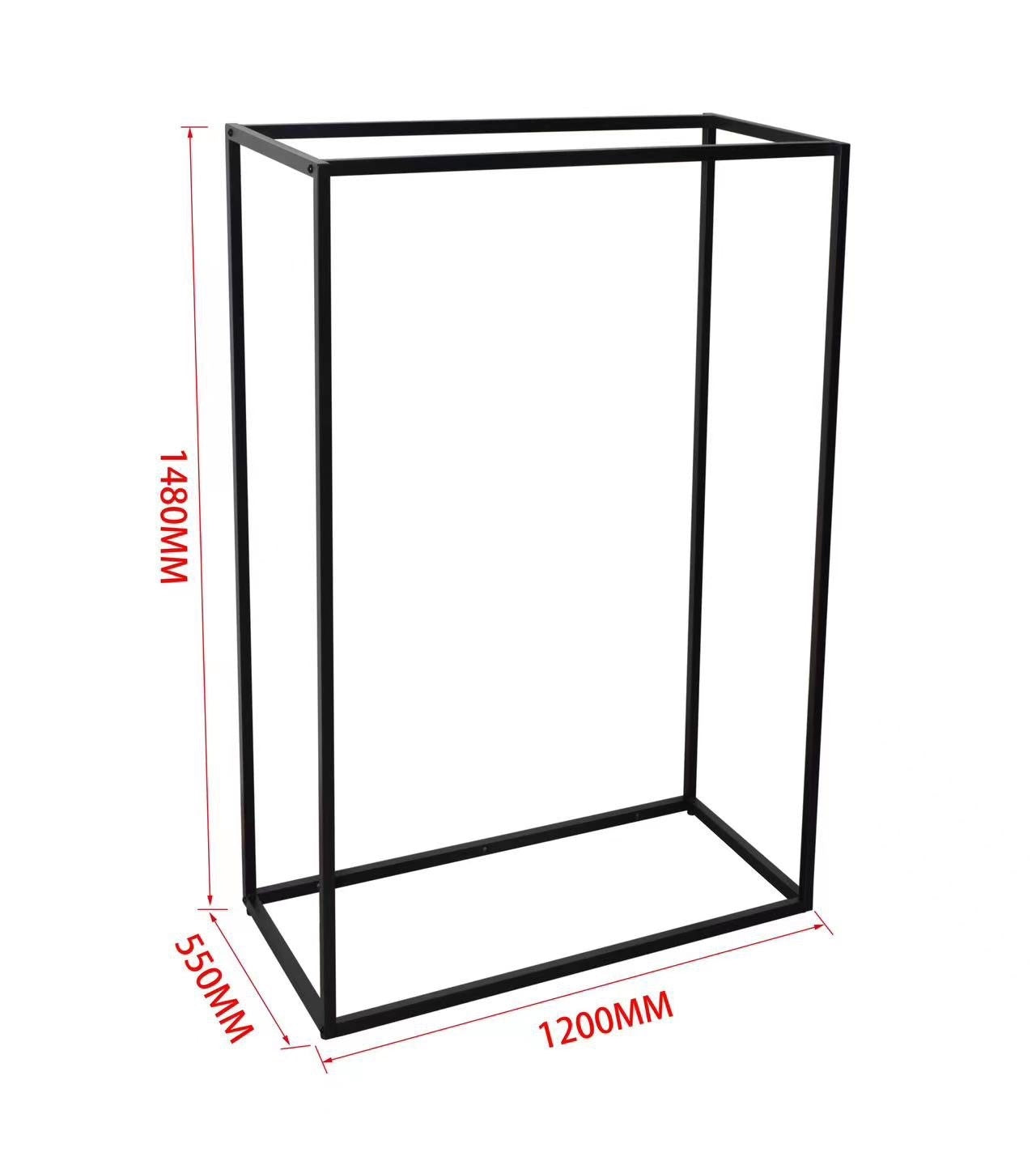 Espositore abbigliamento RETTANGOLARE DOPPIO