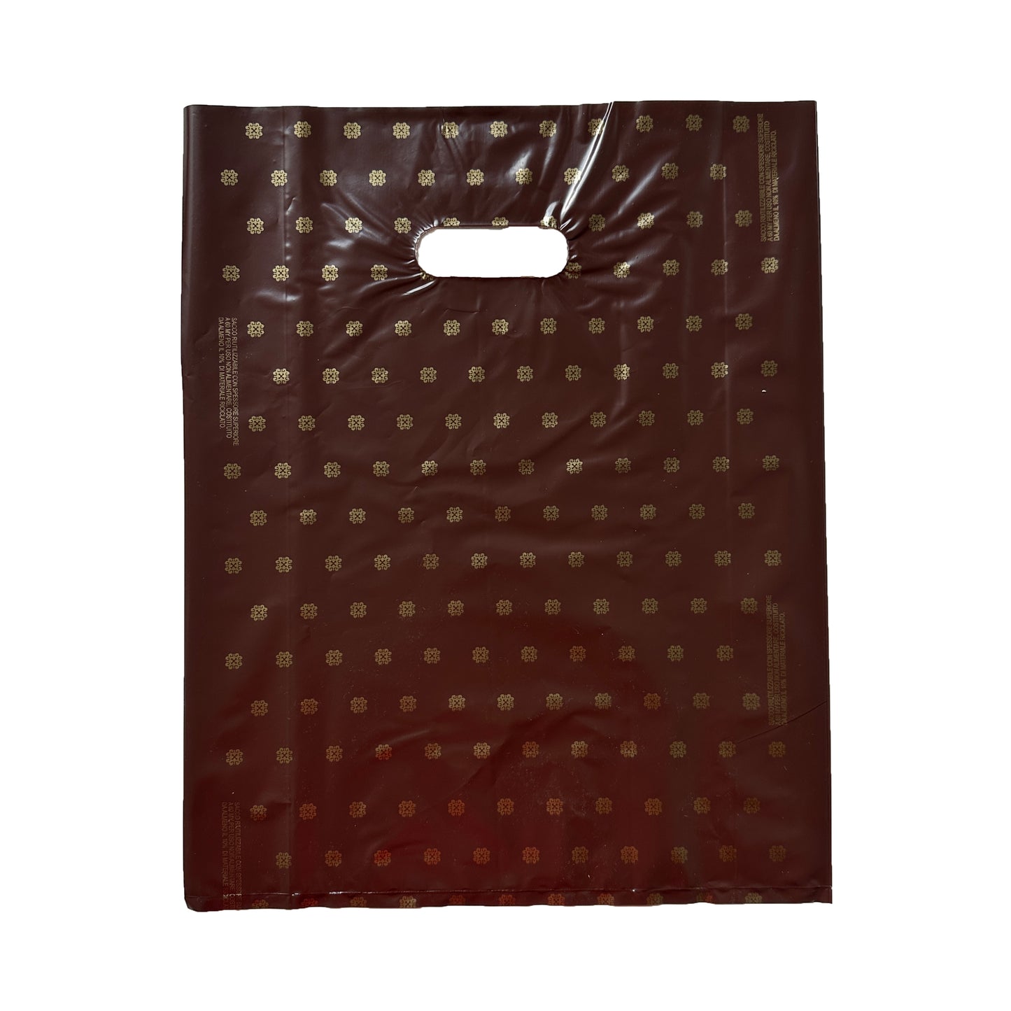 Busta Plastica Manico Fagiolo 30x40 Scegli colori