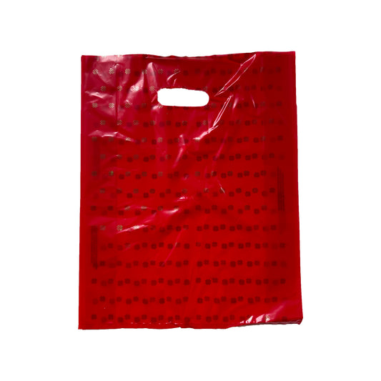 Busta Plastica Manico Fagiolo 30x40 Scegli colori