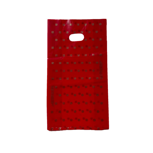 Busta Plastica Manico Fagiolo 19x33 Scegli colori