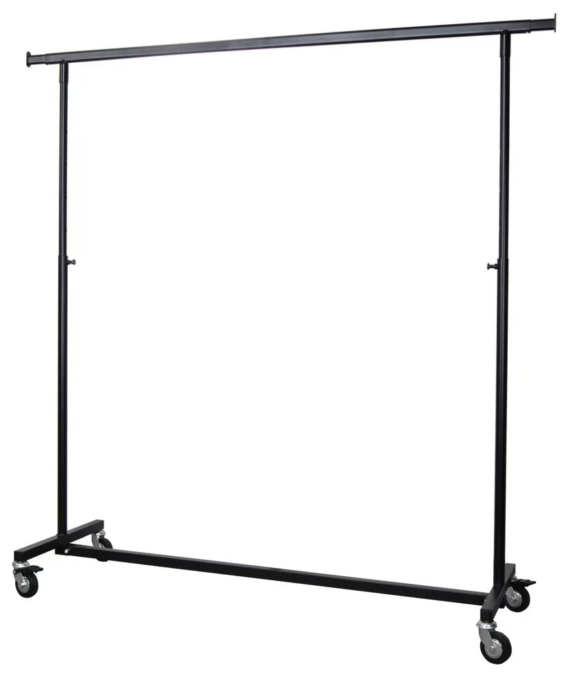 Stender appendiabiti pieghevole e regolabile 140cm con ruote