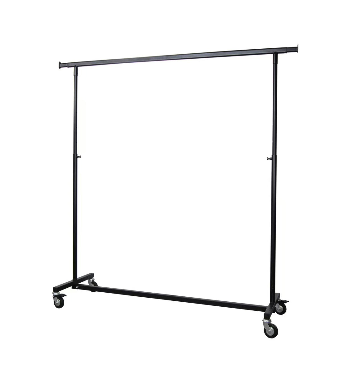 Stender appendiabiti pieghevole e regolabile 100cm con ruote