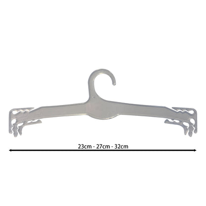 Gruccia per lingerie intimo trasparente con tacche 23cm