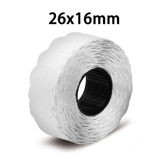 Etichette permanenti 26x16mm 10 rotoli