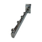 Gancio broche dritto cromato per pannello dogato 5pz