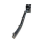 Gancio broche obliqua 30cm cromato per pannello dogato