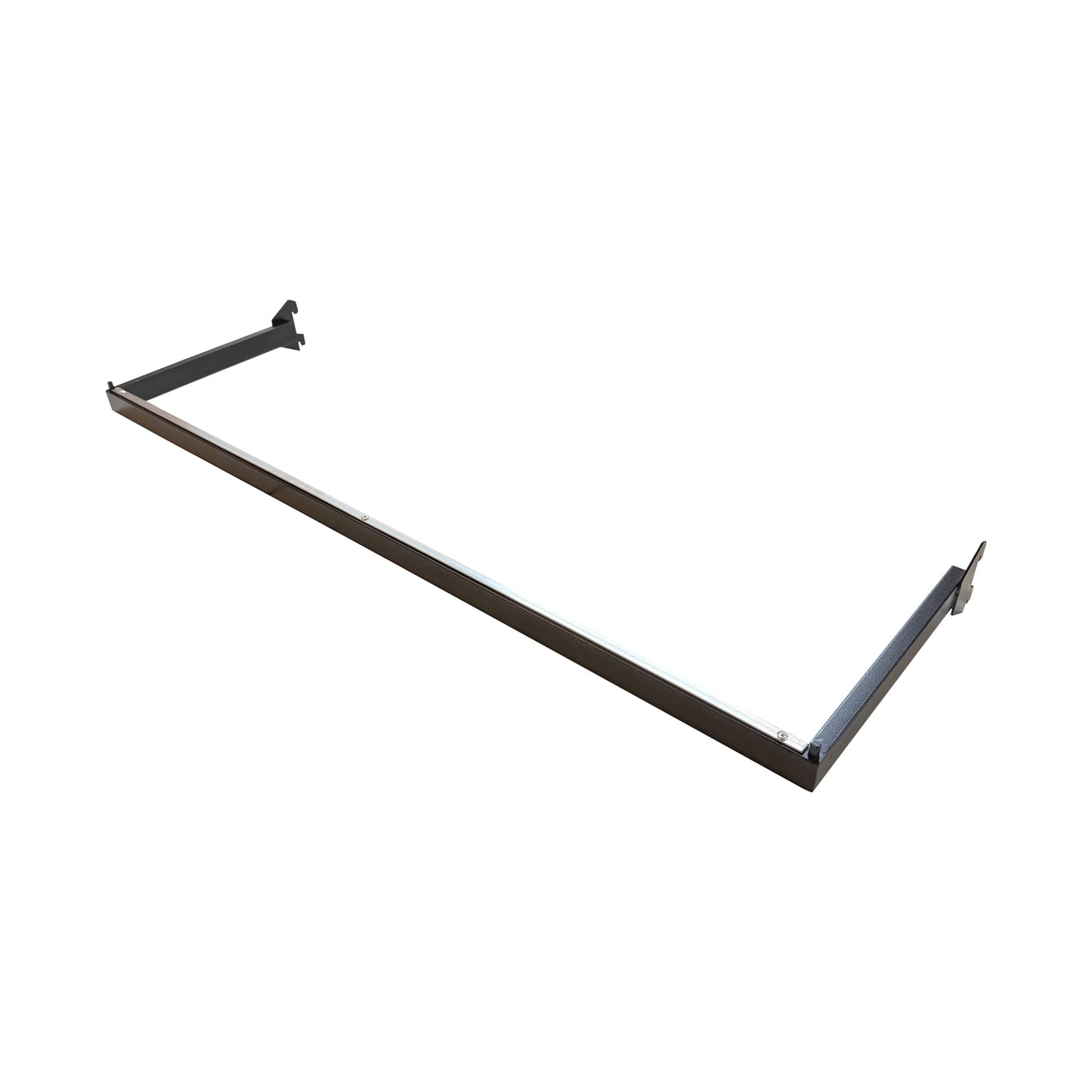 Barra Appenderia per Cremagliera in Ferro 60/99/119 cm 2 Pezzi