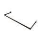 Barra Appenderia per Cremagliera in Ferro 60/99/119 cm 2 Pezzi