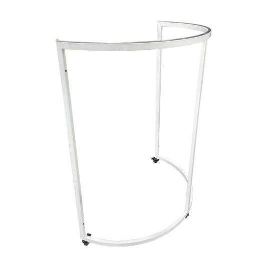 Espositore Bianco Semicerchio Alto