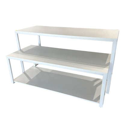 Espositore Bianco 1 set 2 Tavoli