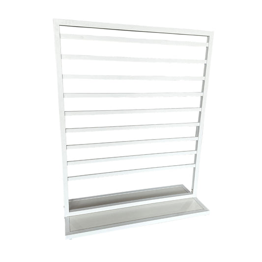 Espositore Bianco Multifunzione con barre