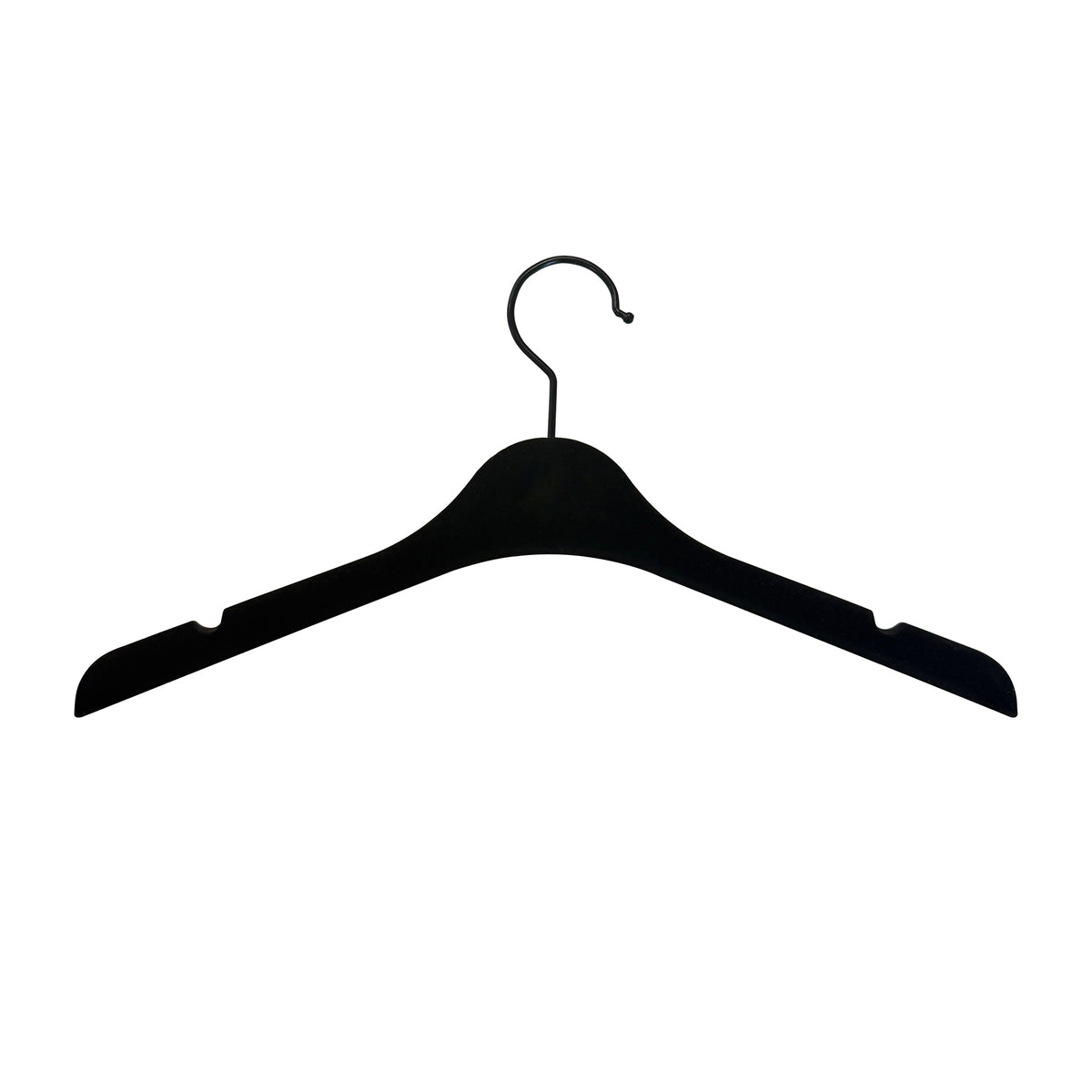 Grucce in Velluto Appendiabiti per Camicie Magliette Appendini Plastica Salvaspazio Spalla 39cm