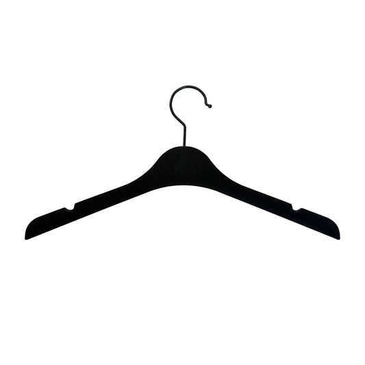 Grucce in Velluto Appendiabiti per Camicie Magliette Appendini Plastica Salvaspazio Spalla 39cm