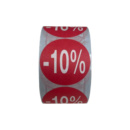 1 Rotolo Bollino Etichette -10%