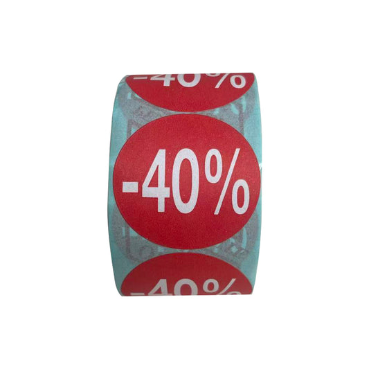 1 Rotolo Bollino Etichette -40%
