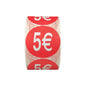 1 Rotolo Bollino Etichette 5€