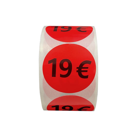 1 Rotolo Bollino Etichette 19€