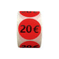 1 Rotolo Bollino Etichette 20€