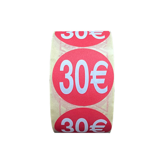 1 Rotolo Bollino Etichette 30€