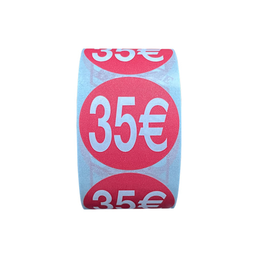 1 Rotolo Bollino Etichette 35€