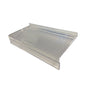 Mensola plexiglass con portaprezzo per pannello dogato