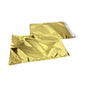 Busta regalo metallizzata con chiusura adesiva – colore oro Confezione 50 pezzi